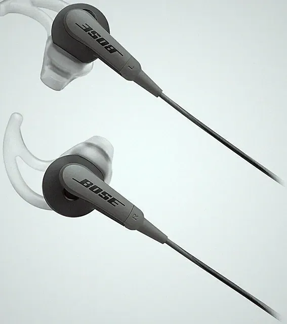 Bose SoundSport Wired 3.5mm Jack Headphones Earbud(In-ear) Charcoal-Black