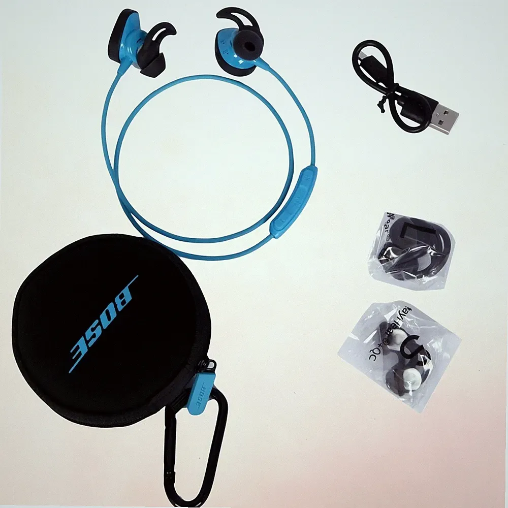 Bose SoundSport Wireless In-Ear-Kopfhörer – Bluetooth-Sportkopfhörer – Blau