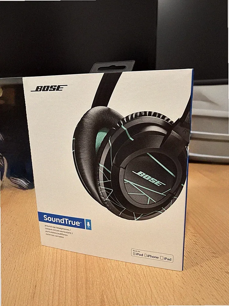 Bose SoundTrue Around-Ear Kopfhörer Schwarz Minz 3 5mm Klinke Kabel