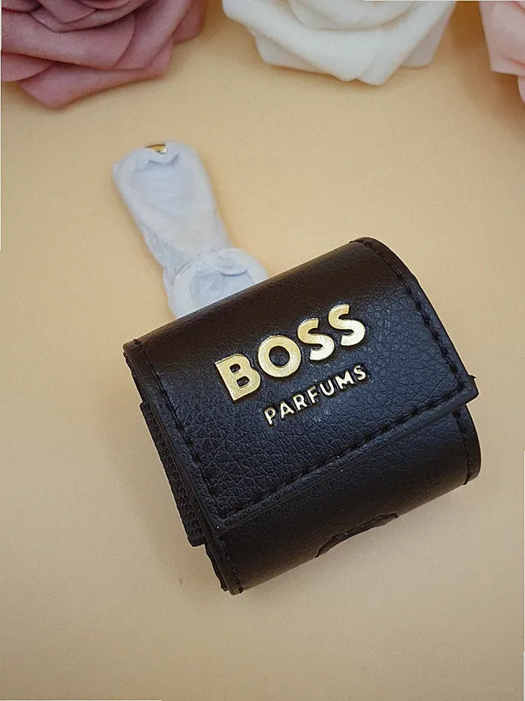 Boss Parfums 🤍Earphone Case IV Kunstleder Kopfhörer Tasche Magnet Verschluss