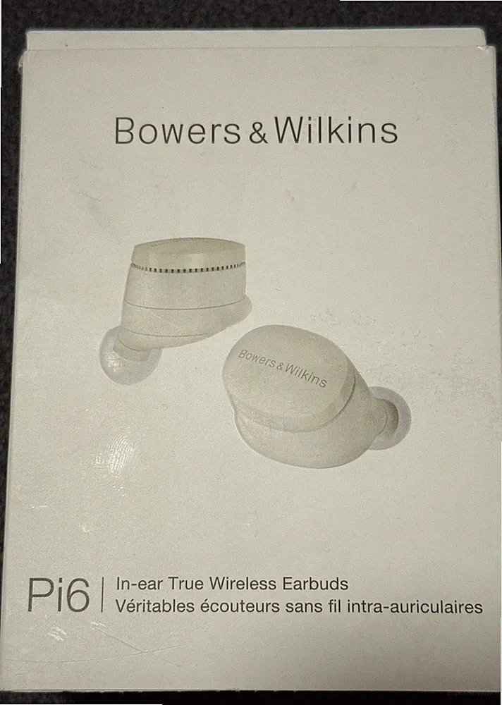 Bowers & Wilkins Pi6 Cloud Grey ANC Bluetooth In-Ear Kopfhörer neuwertig OVP