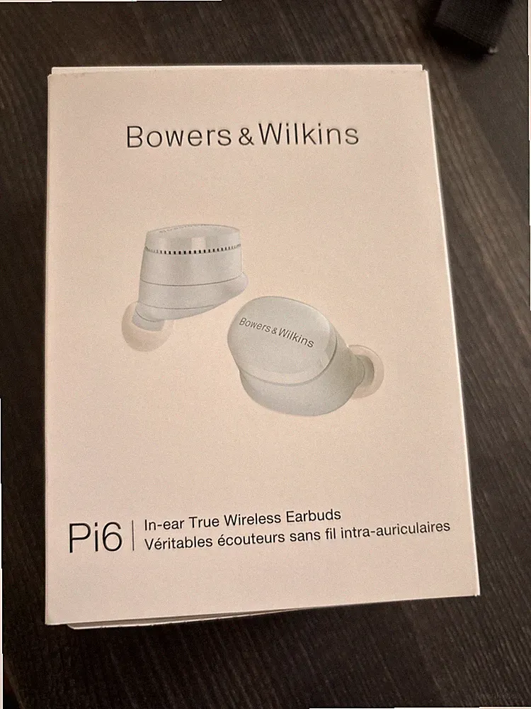 Bowers & Wilkins Pi6 True Wireless Earbuds ANC aptX Adaptive Multi-Point Call