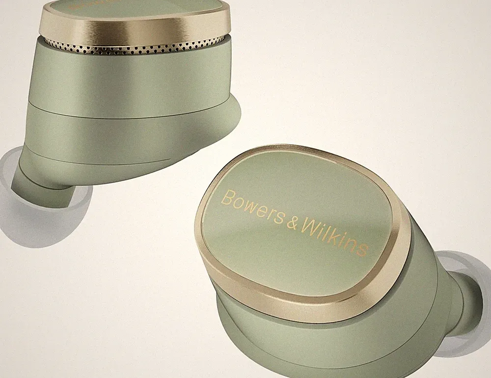Bowers & Wilkins PI8 - Kabellose Bluetooth High-End In-Ear Kopfhörer Grün OVP