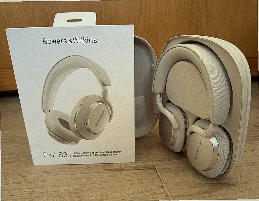 Bowers & Wilkins Px7 S3 Over-Ear Bluetooth Kopfhörer ANC Canvas White