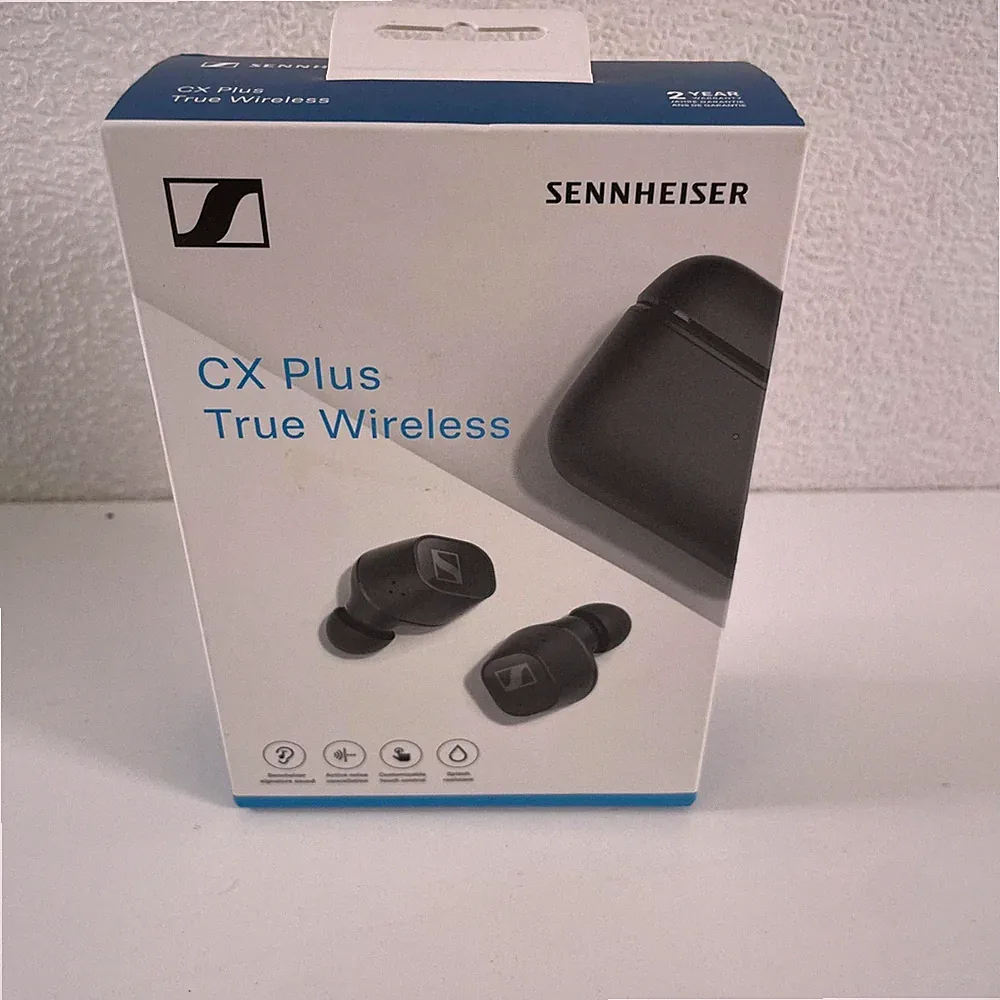 Brandneu Sennheiser CX Plus True Wireless Bluetooth In-Ear Ohrhörer ANC schwarz
