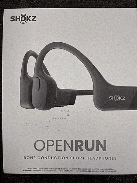 Brandneu versiegelt Shokz Open Run drahtlose Sport Kopfhörer - schwarz (S803)