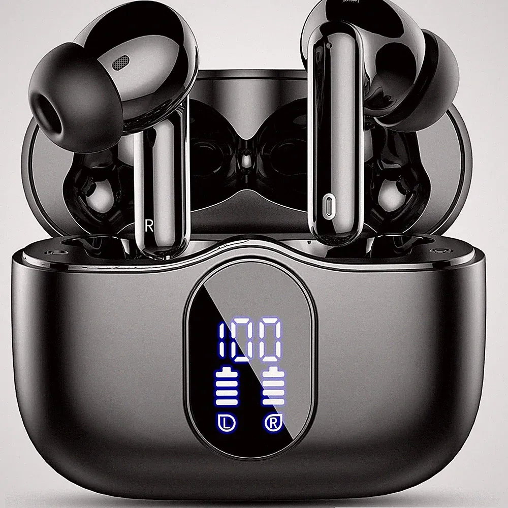 Btootos A90 Pro In-Ear-Kopfhörer Bluetooth 5.4 Schwarz 6-8h Spielzeit Tiefer