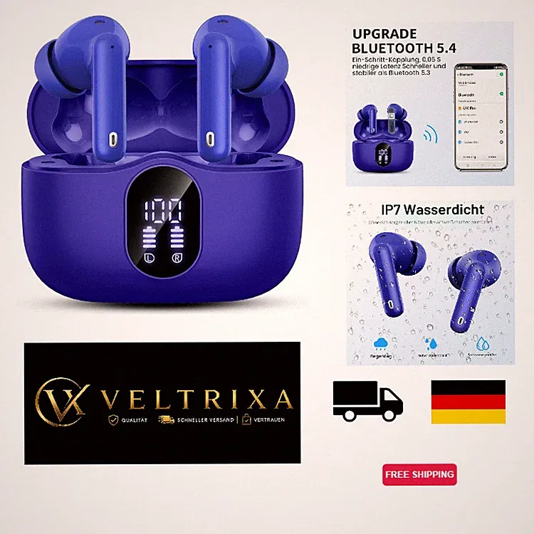 Btootos A90 Pro Kabellose Bluetooth-Kopfhörer 5.4 mit Geräuschisolierung, Tiefer