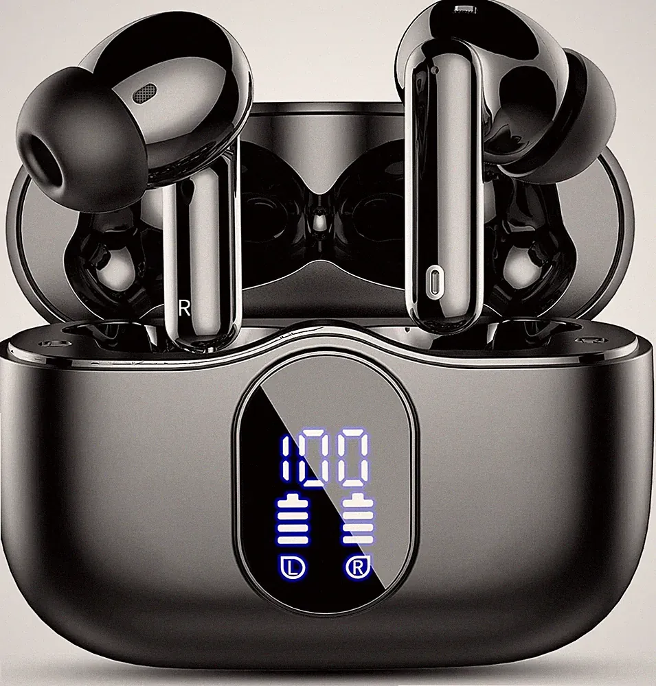 Btootos Bluetooth Kopfhörer A90 Pro, Kabellos mit 13mm Treiber, Schwarz, IP7