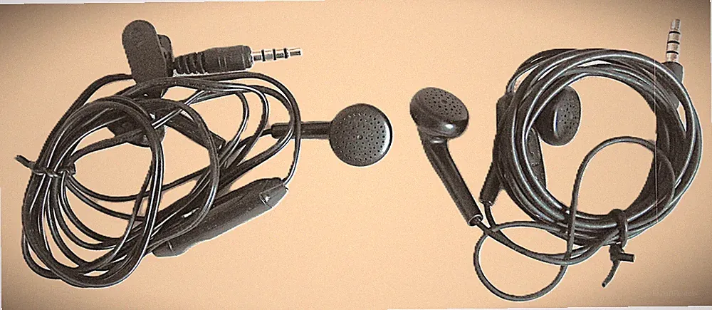 Büro - Kopfhörer - mit An- und AusSchalter - 2 Stück - in Ear