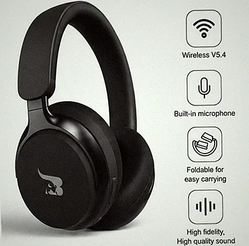 BUFF THUNDERA Wireless Noise Cancelling Kopfhörer-Schwarz