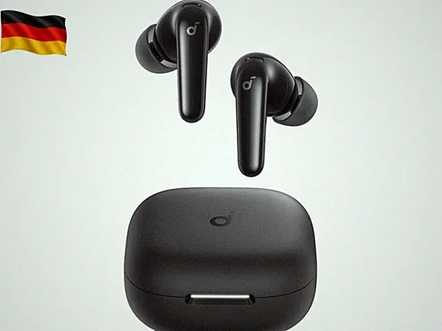 by Anker P31i kabellose Bluetooth-Kopfhörer, Hi-Res Sound Schwarz | adaptives