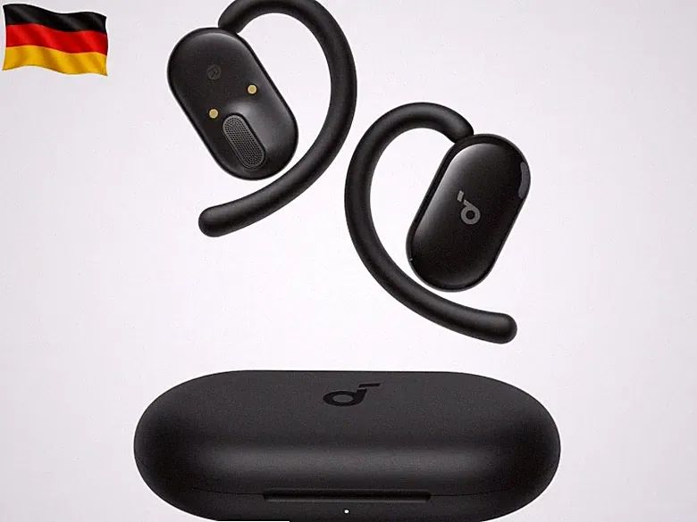 by Anker V20i Open-Ear Kopfhörer verstellbare Ohrhaken, BT 5.4 | komfortabel