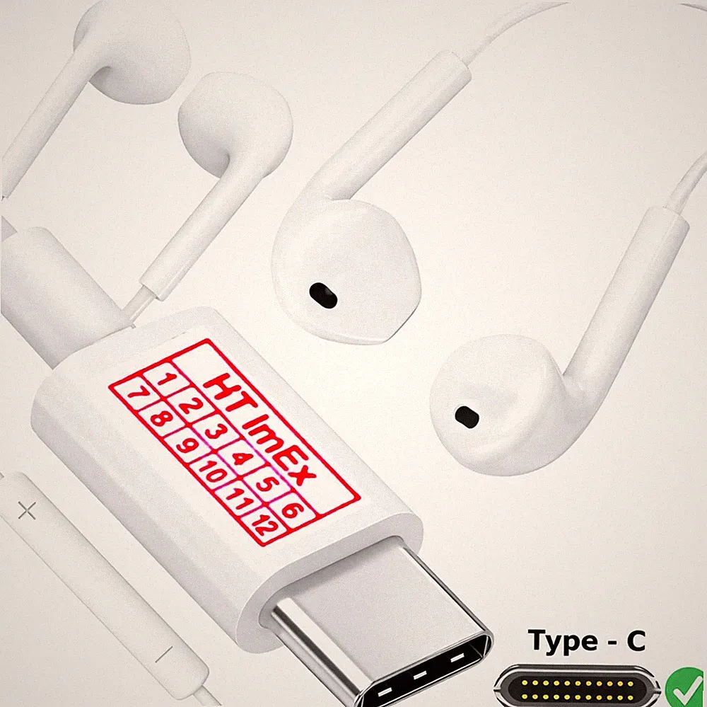 C Kopfhörer für Smartphones mit USB-C Anschluss kompatibel mit Samsung Android