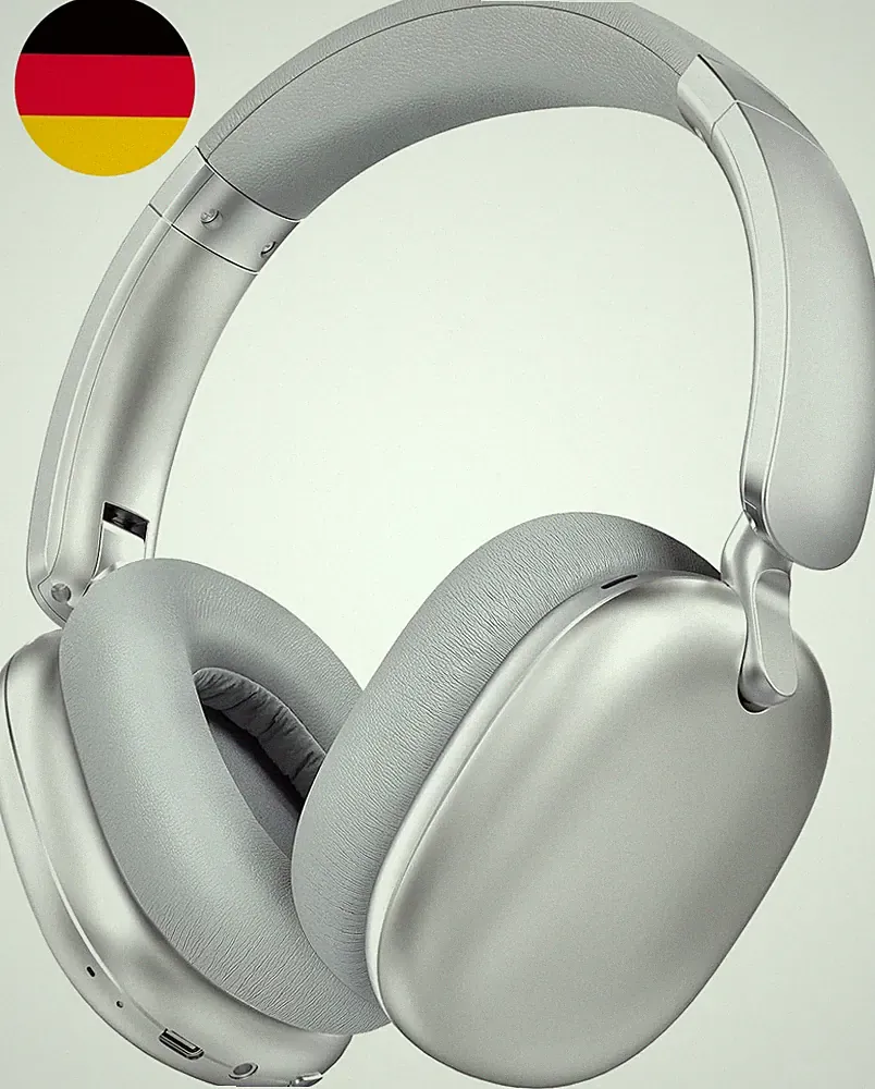 C6 Aktive Noise-Cancelling-Kopfhörer, Drahtlose Over-Ear Bluetooth-Kopfhörer, 60