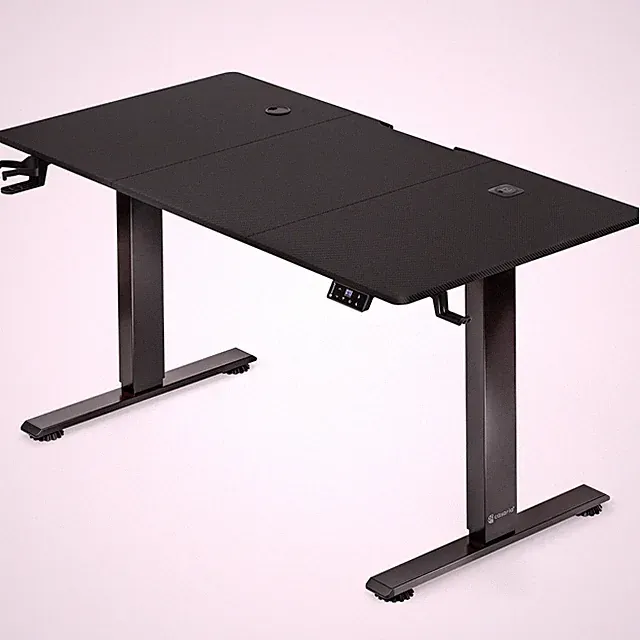 CASARIA® Gaming-Schreibtisch elektrisch mit USB & Wireless Charger