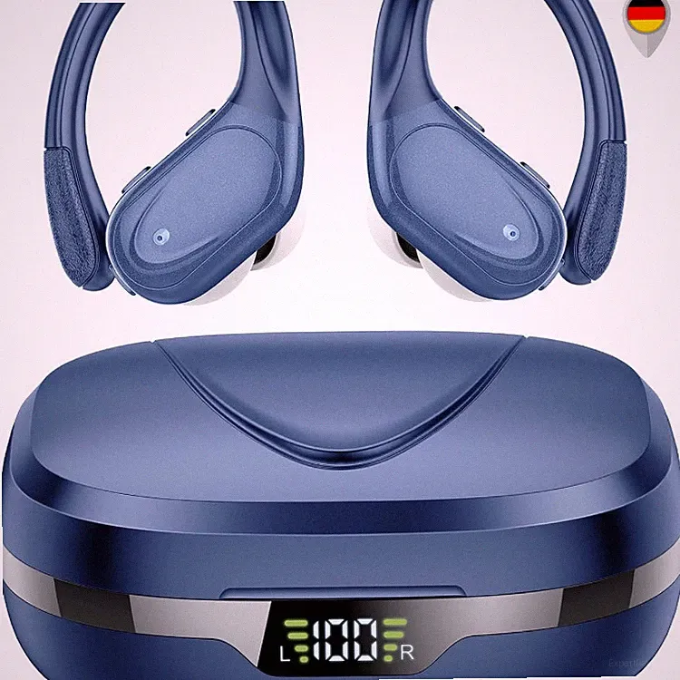 CASCHO Bluetooth Kopfhörer Sport Wasserdicht 60 Std Kabellos 4 ENC