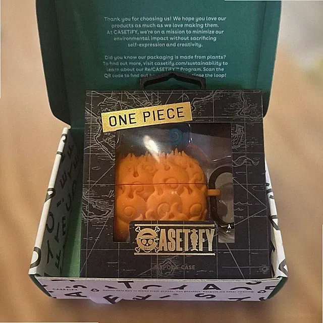 CASETiFY One Piece Flame Flame Fruit AirPods Pro 2 Hülle Silikon aus Japan