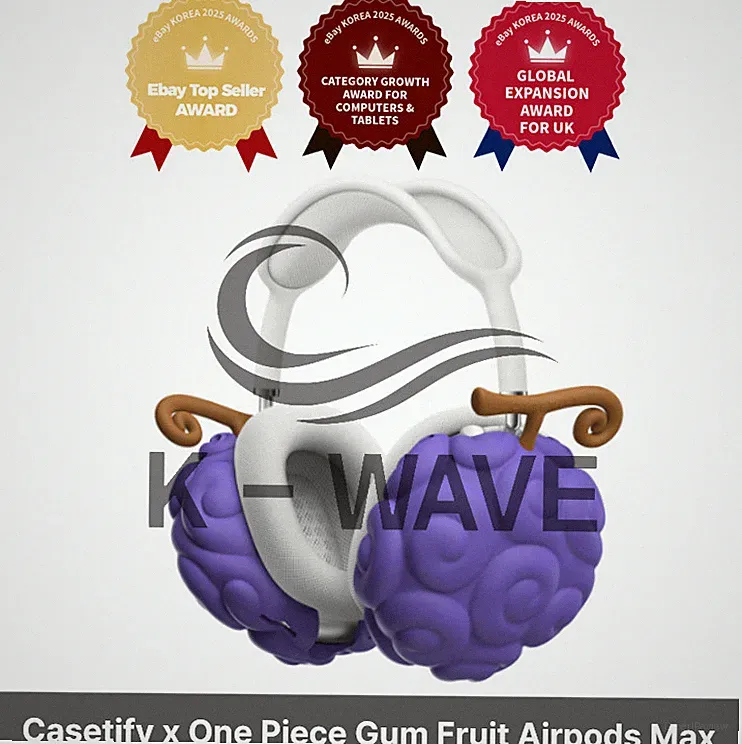 Casetify x One Piece Gum Gum Fruit Airpods Max Sammlerstück Kopfhörer Hülle
