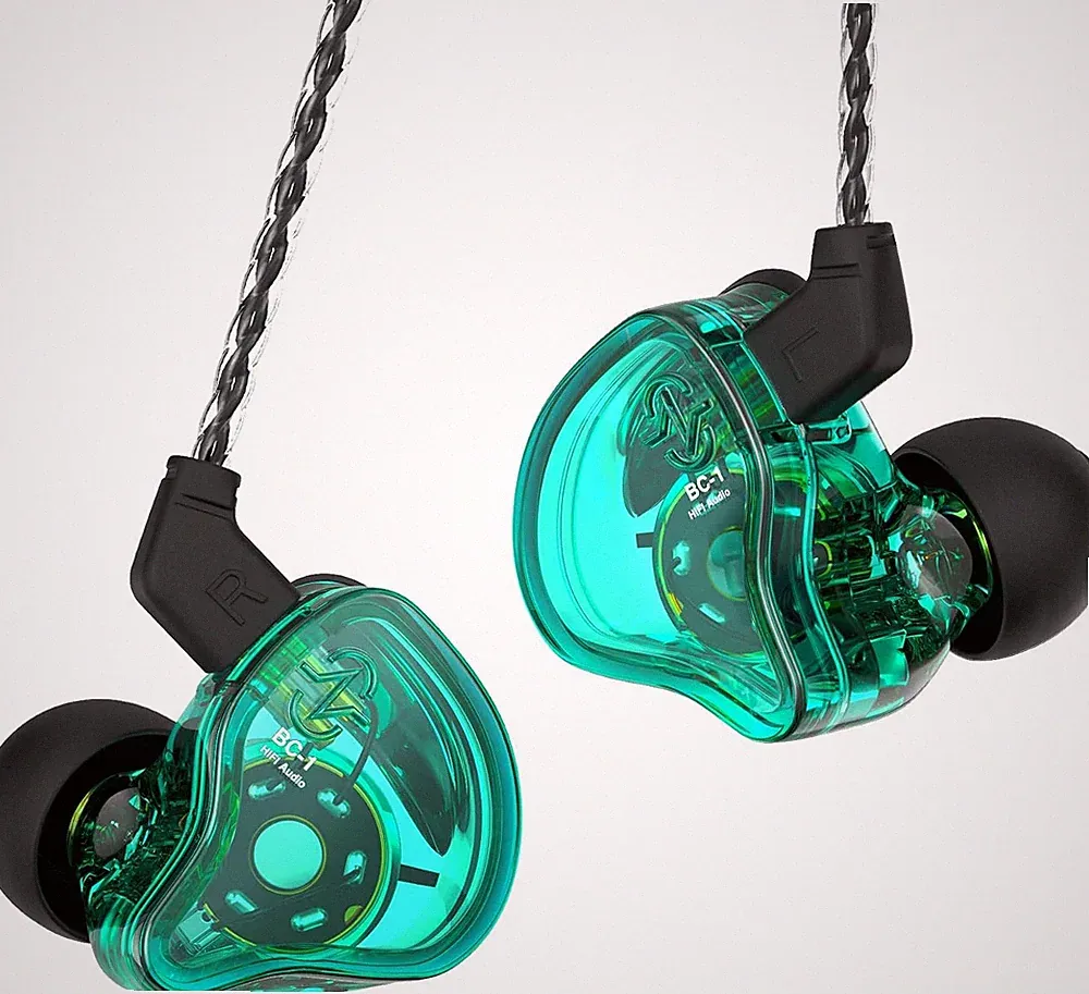 CCZ Melody In-Ear-Kopfhörer Kabelgebunden mit Mikrofon, Hybrid-Treiber 1DD 1BA