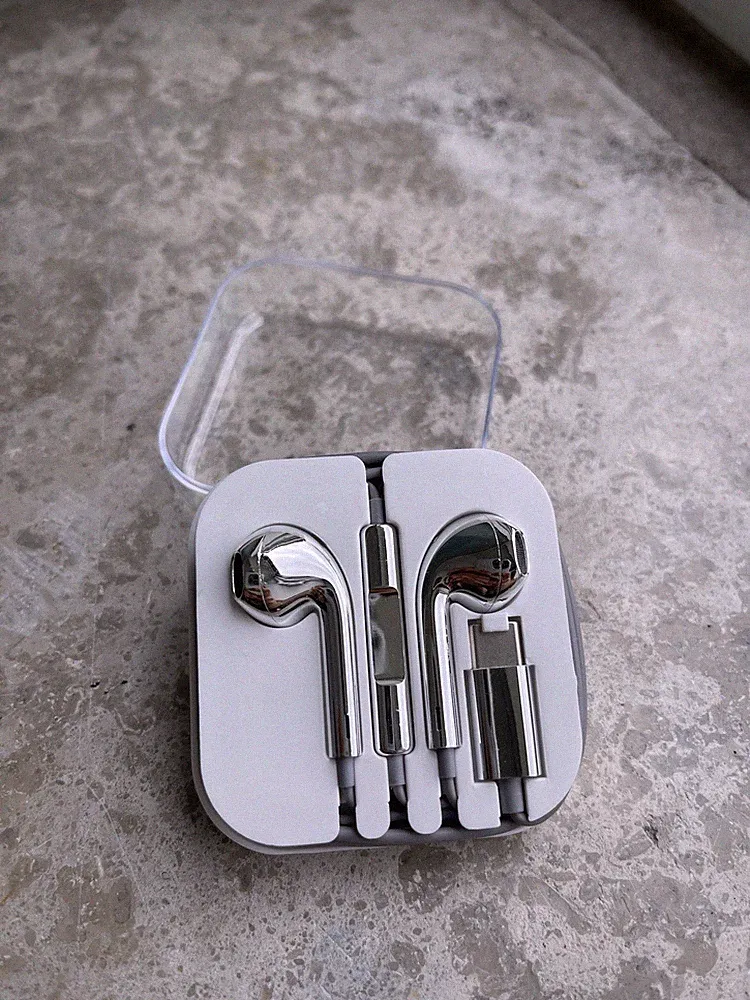 Chrome Earbuds Y2K – Kabelgebunden & Neu