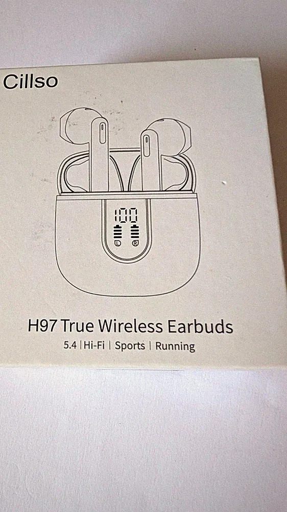 Ciillso H97 True Wireless In-Ear-Kopfhörer Bluetooth mit Ladecase Weiß