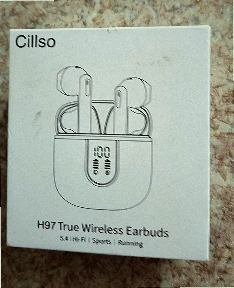 Cillso H97 True Wireless In-Ear Kopfhörer kabellos Bluetooth Sport, schwarz