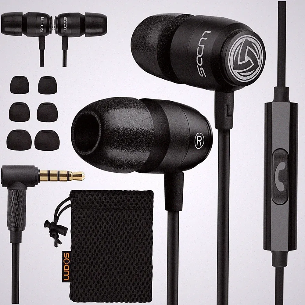 Clamor 2 Pro Kopfhörer In Ear Mit Kabel 3,5 mm Schwarz, Geräuschabschirmung