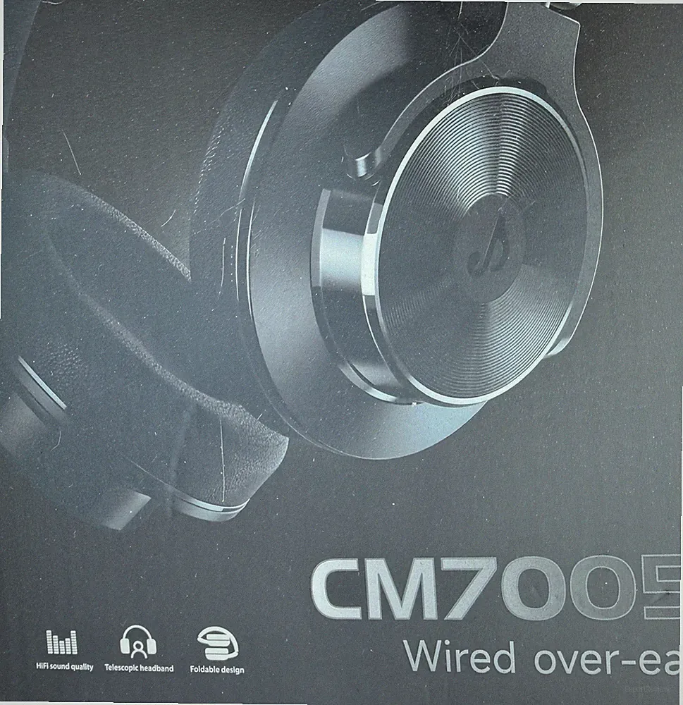 CM CM7005 Over-Ear Kopfhörer kabelgebunden faltbar Schwarz 3,5mm + 6,35mm