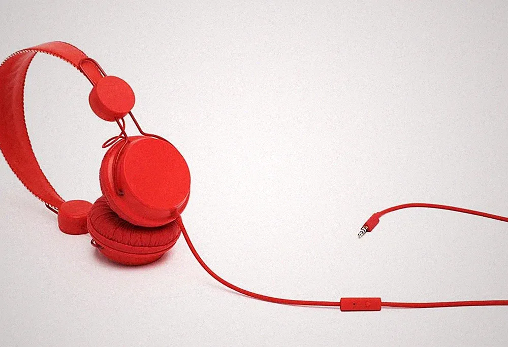 COLOUD On-Ear Headset Colors Red Rot HiFi Kopfhörer Mikrofon Fernbedienung 3,5mm