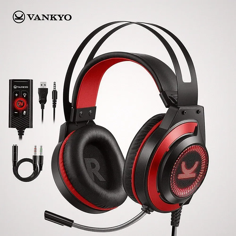 Commader CM7000 Wireless Sensory Bass & Personal Sound Gaming Kopfhörer - Rot