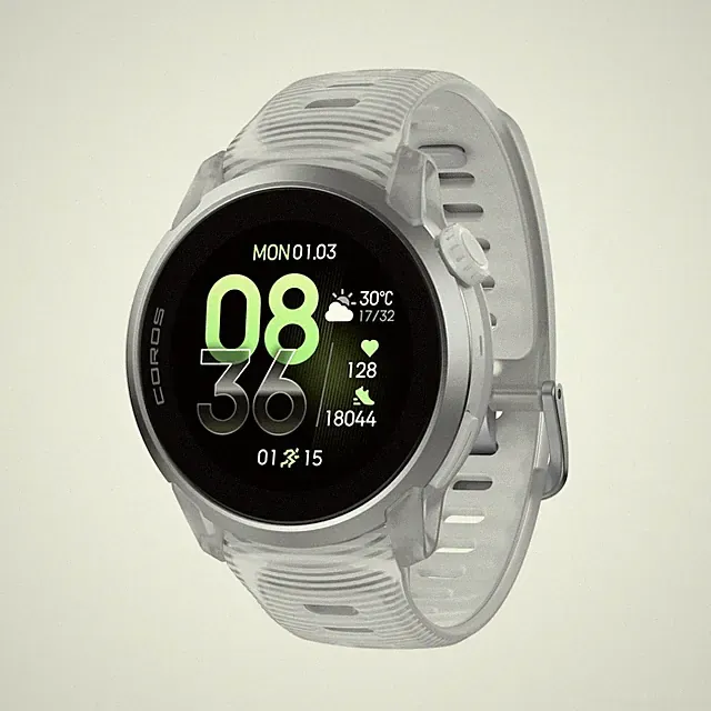COROS PACE 4 Running Smartwatch Cloud White AMOLED Routen Navigation Musik