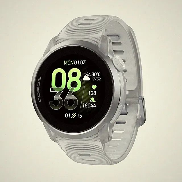 COROS PACE 4 Running Smartwatch Cloud White AMOLED Routen Navigation Musik