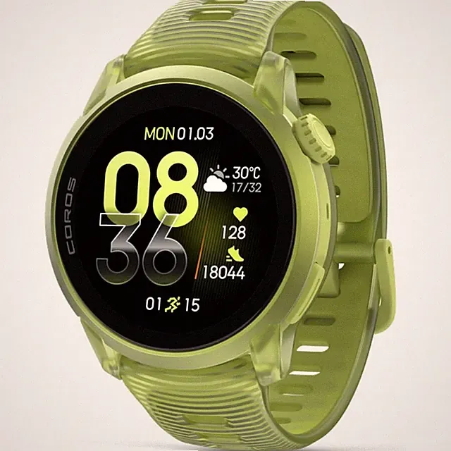 COROS PACE 4 Running Smartwatch Neon Gelb AMOLED Routen Navigation Musik