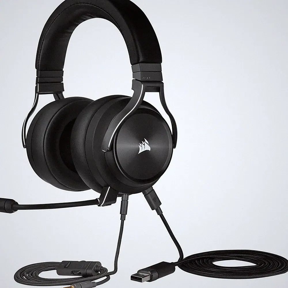 CORSAIR Gaming Headset VIRTUOSO RGB Wireless XT Kabel Bluetooth WLAN B-WARE