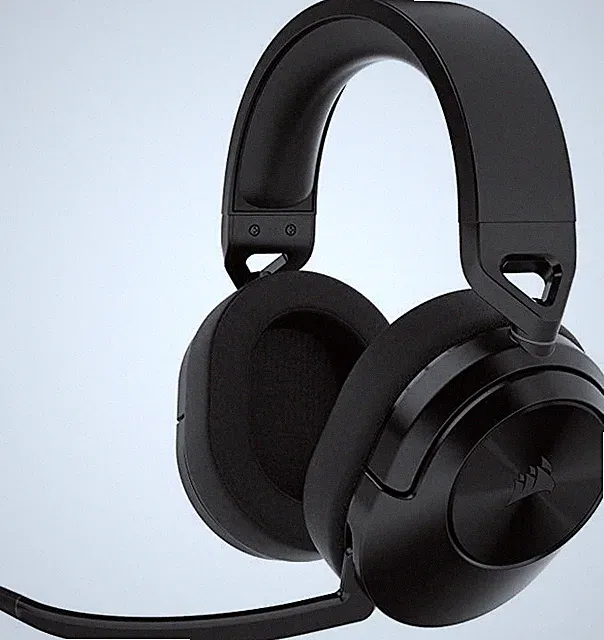 Corsair HS55 Wireless Carbon Headset - Premium Sound Quality with Dolby 7.1