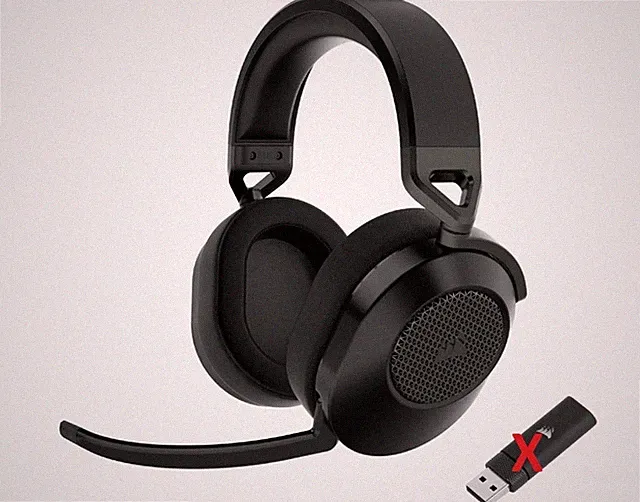 Corsair HS65 Wireless | Dolby 7.1 Gaming Headset | Bluetooth | Carbon | Wie Neu