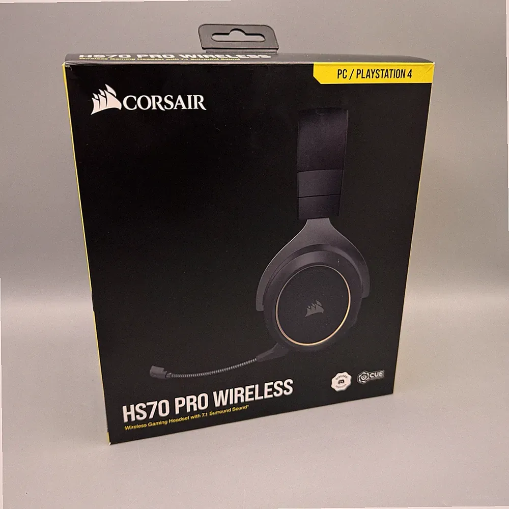 Corsair HS70 Pro Wireless Gaming-Headset 7.1 Surround Sound Kopfhörer TOP&OVP✅