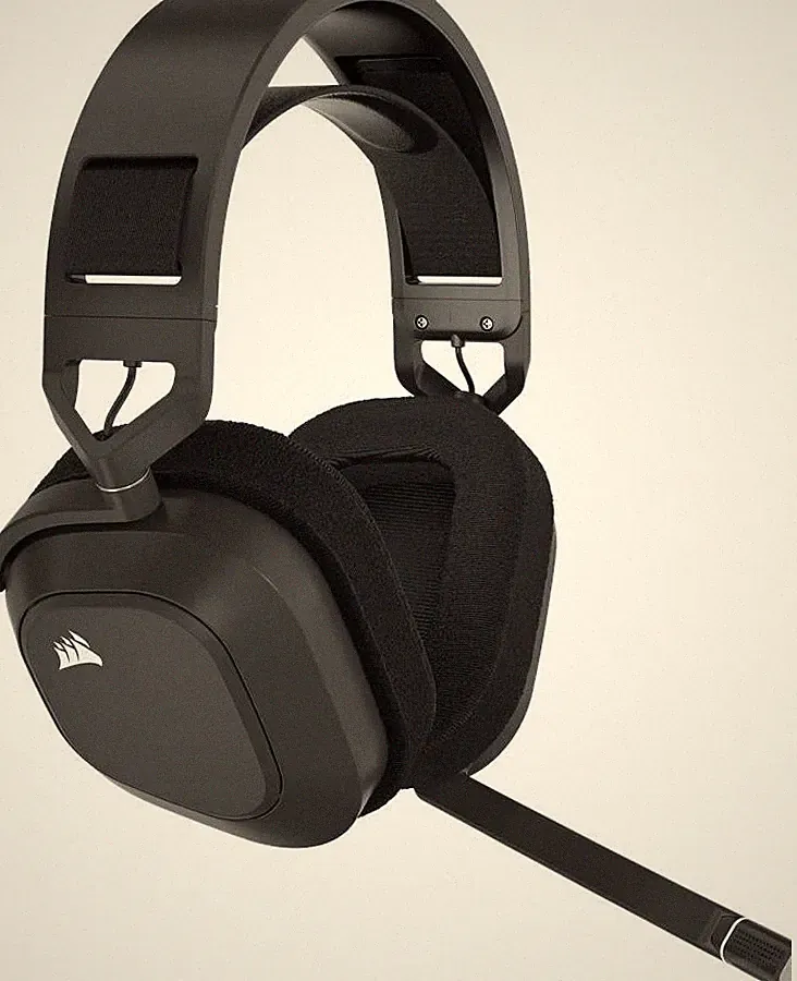 Corsair HS80 Max Wireless Gaming Headset Bluetooth PC MAC PS5 PS4, Dolby Atmos