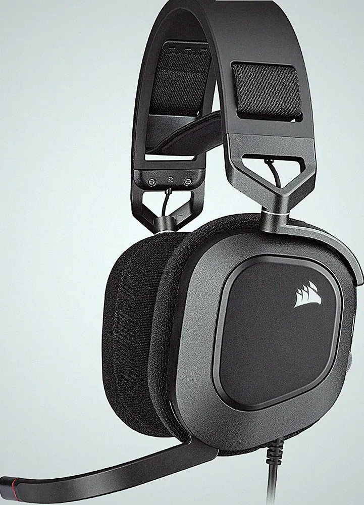 Corsair HS80 RGB USB Gaming 7.1-Surround Over-Ear Headset Mikrofon Broadcast-Qua