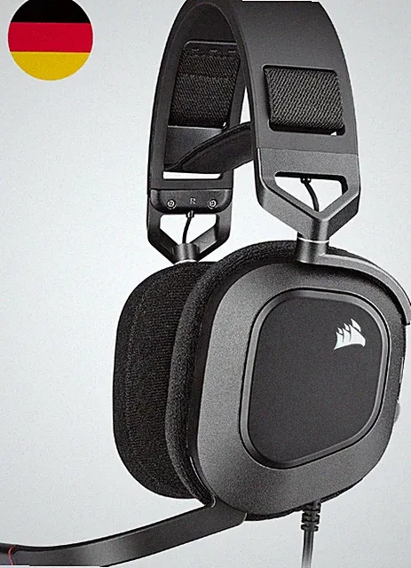 Corsair HS80 RGB USB Gaming-Headset Mit Dolby Audio 7.1-Surround-Sound (Mikrofon