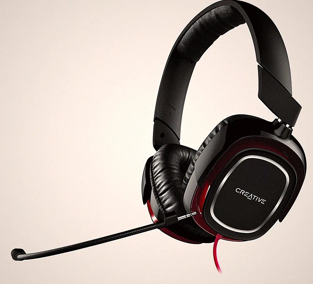 Creative Gaming Headset Kopfhörer HS-880 für PC Mikrofon Over EAR