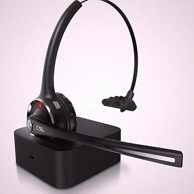 CSL HEAD BT Headset 22mm flexiblem Mikro USB Anschluss schwarz V2 kabellos