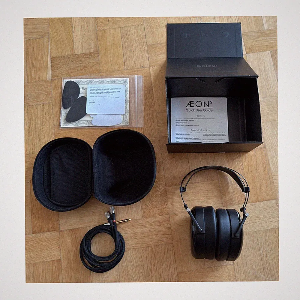 Dan Clark Audio ÆON 2 Closed Over-Ear Kopfhörer, Schwarz, abnehmbares Kabel