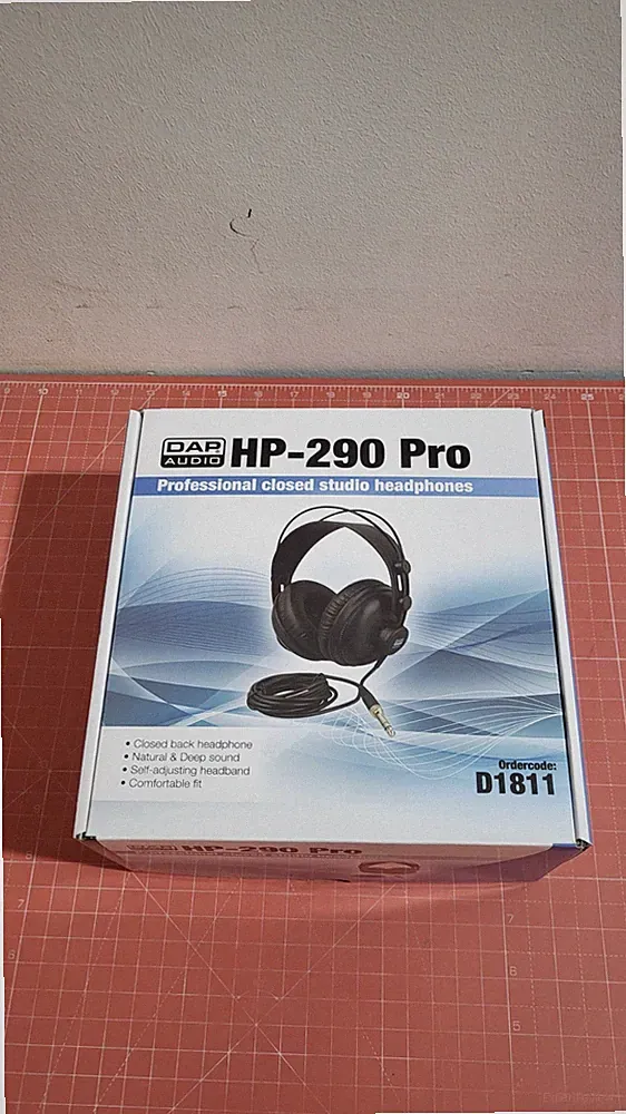 DAP Audio HP-290 Pro Geschlossener Studio-Kopfhörer 32 Ohm Schwarz D1811_0.6_5