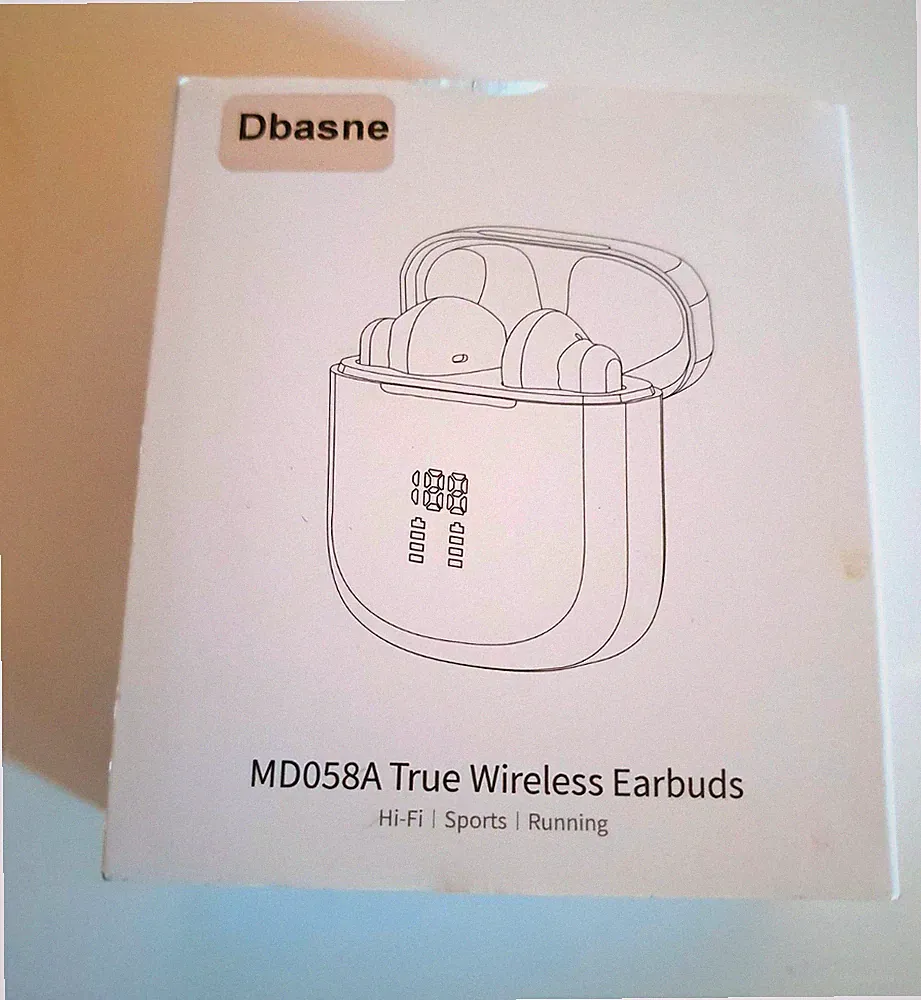 Dbasne MD058A In-Ear-Kopfhörer True Wireless Bluetooth Schwarz Sport/Laufen