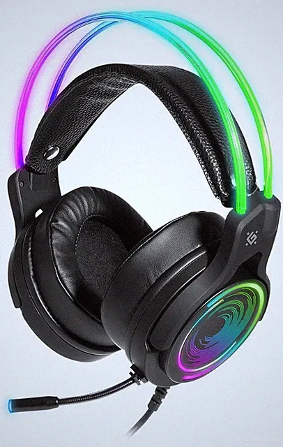 Defender Over-Ear-Kopfhörer mit Mikrofon für PC und Laptop 7.1 Virtual Sound USB