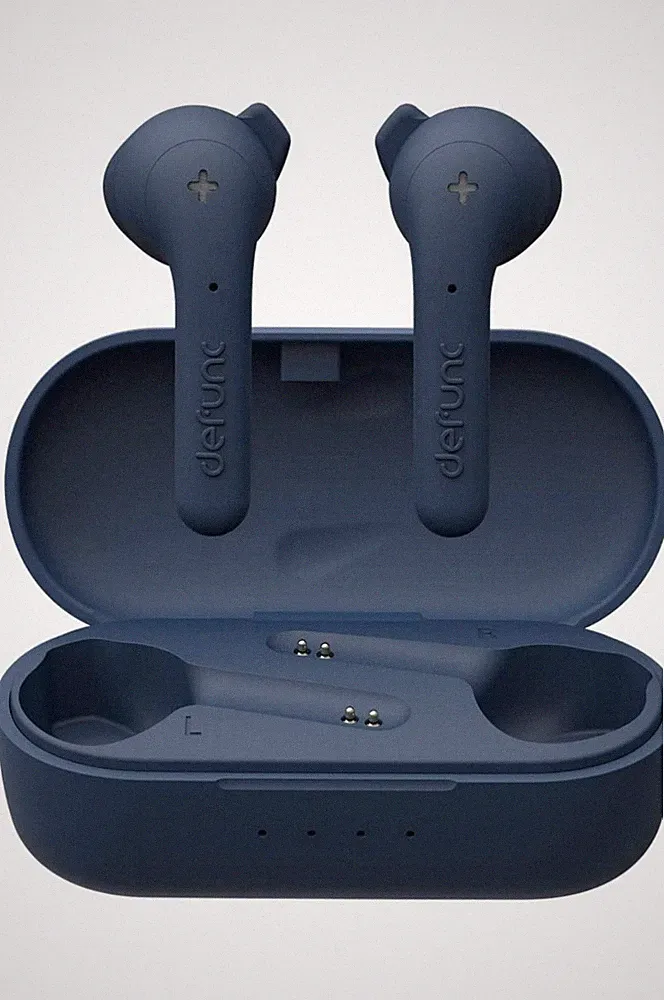 Defunc True Music Kopfhörer, In-Ear Kopfhörer, Blau, Noice Cancelling