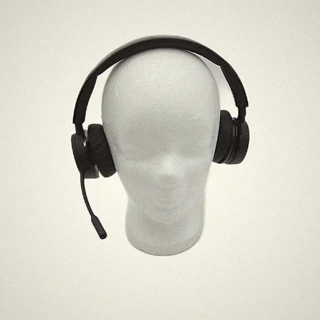 Dell Pro Wireless-Headset WL5022 On-Ear kabellos Bluetooth USB Schwarz