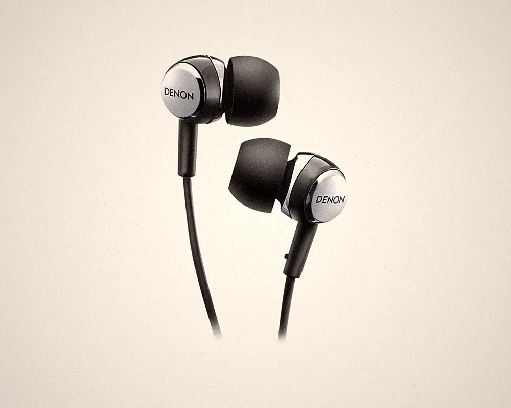 Denon AH-C260 In-Ear Kopfhörer schwarz mit Geräuschunterdrücker